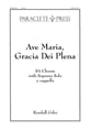 Ave Maria Gracia Dei Plena SA choral sheet music cover